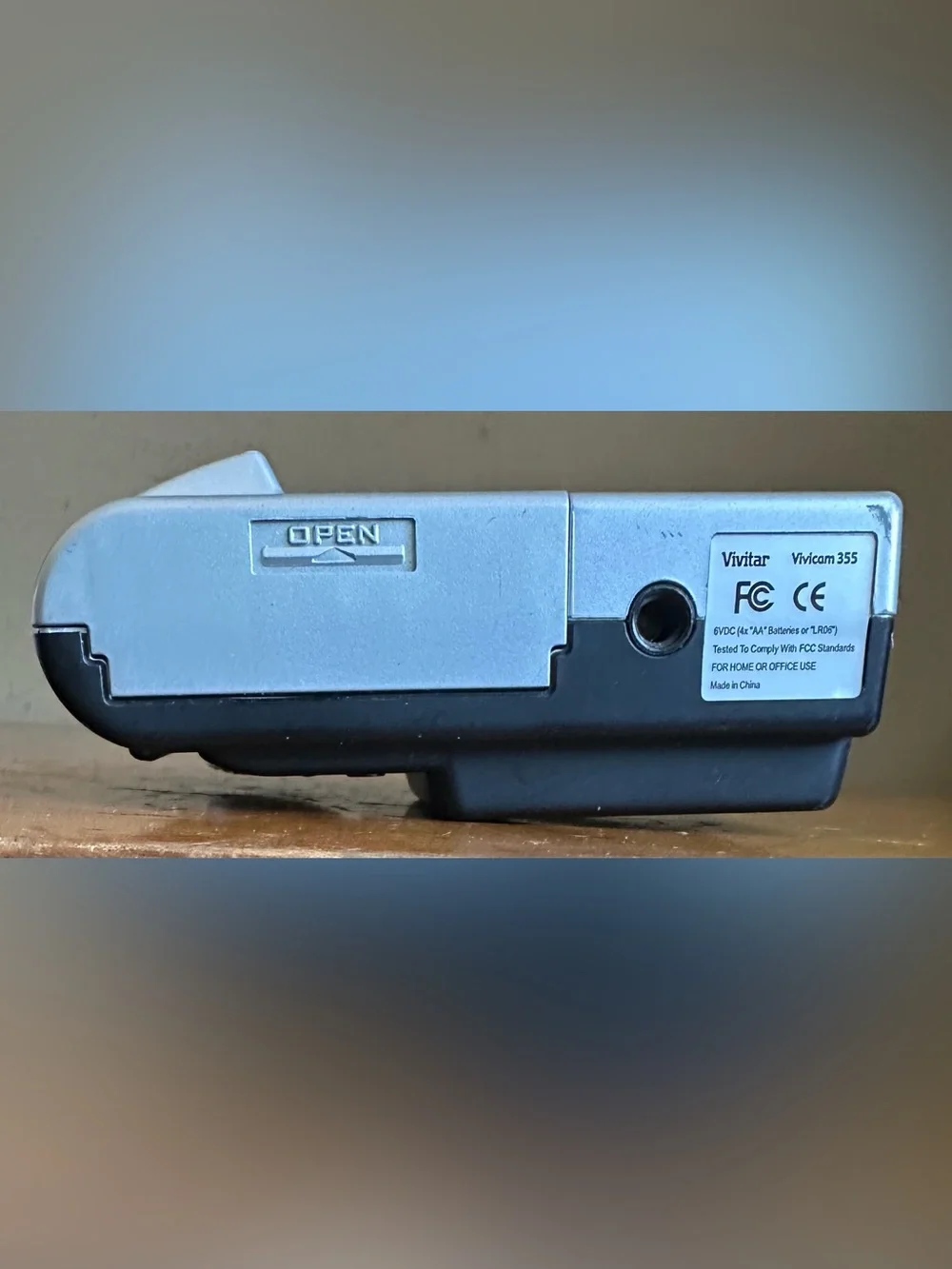Vivitar Vivicam 355 Silver Digital Camera - Compact Point & Shoot